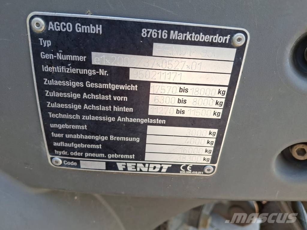 Fendt 927 Vario Profi Traktorer