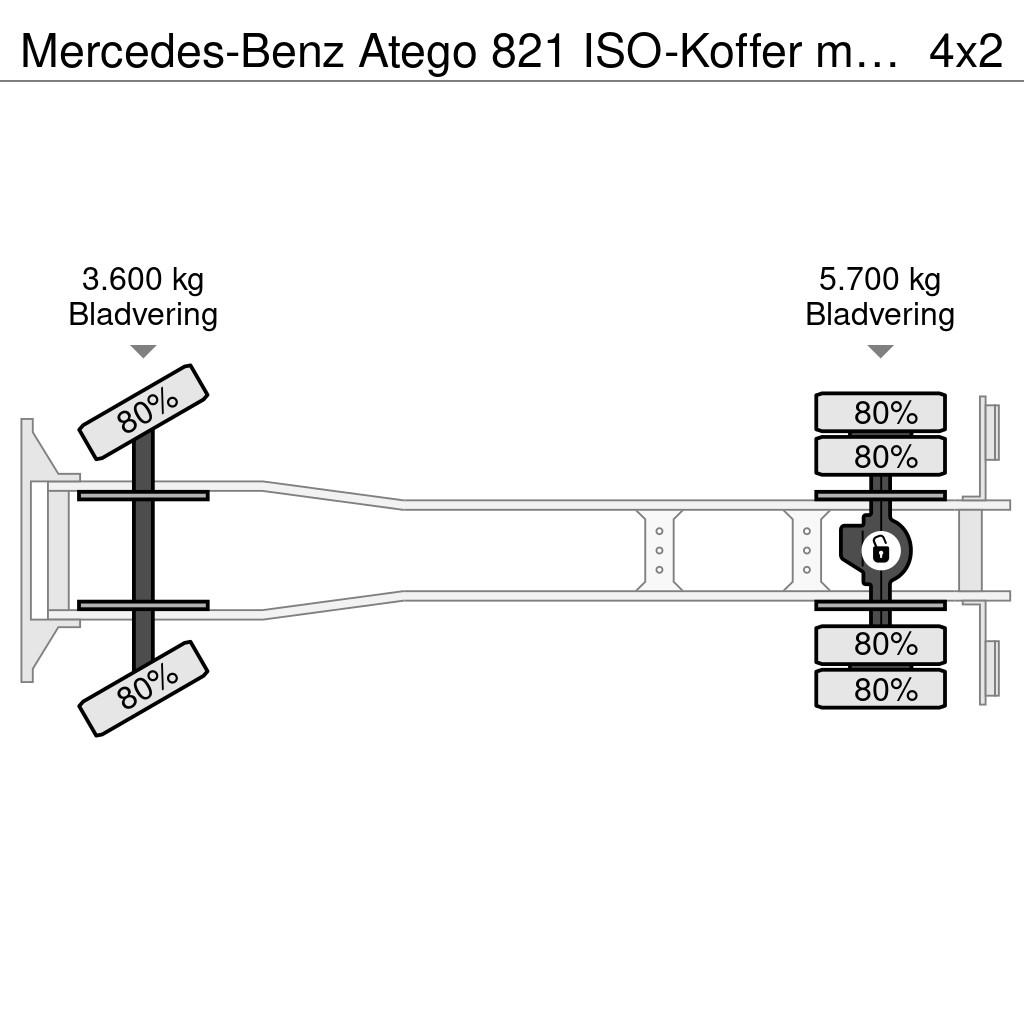Mercedes-Benz Atego 821 ISO-Koffer mit Carrier -20°C Φορτηγά Ψυγεία