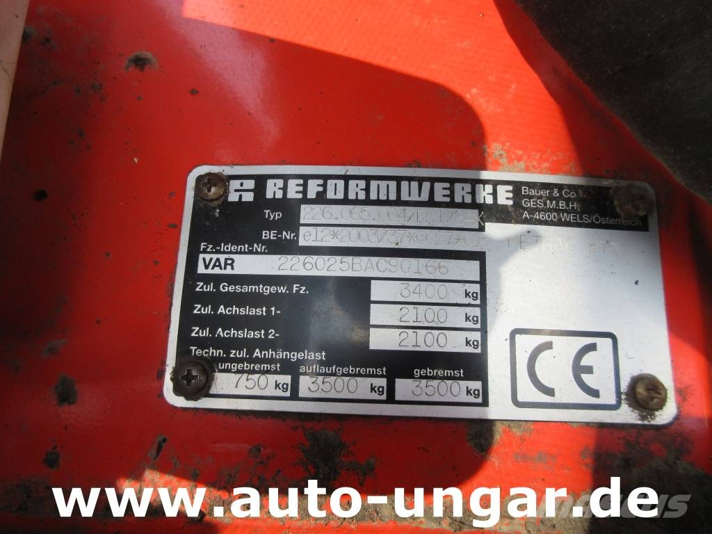 Reform Metrac H7X Baujahr 2010 - 3.859h Frontkraftheber Traktori