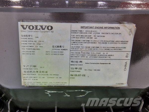 Volvo D9BAAE3 Motores