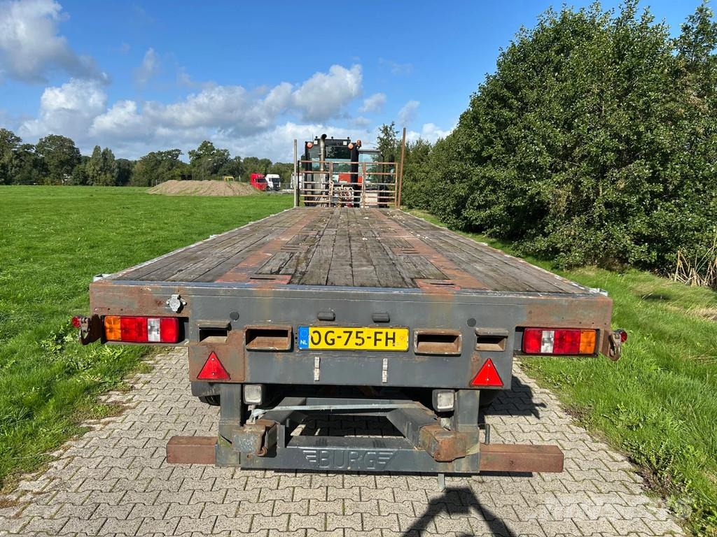 Burg BPO 12-20 ORXXX FLAT LOADER | STEERING | KRAN MESS Semirimorchio a pianale