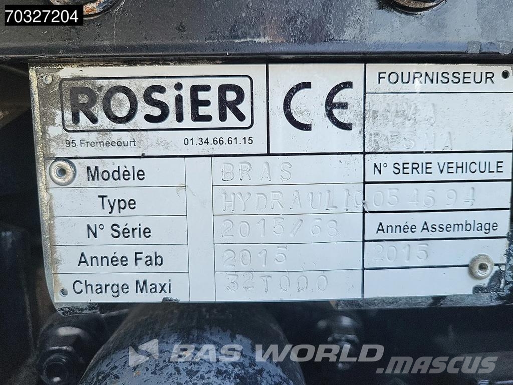 DAF CF 410 8X4 Full Steel Manual Gearbox HYVA 22t Hook Rol kiper kamioni sa kukom za podizanje tereta