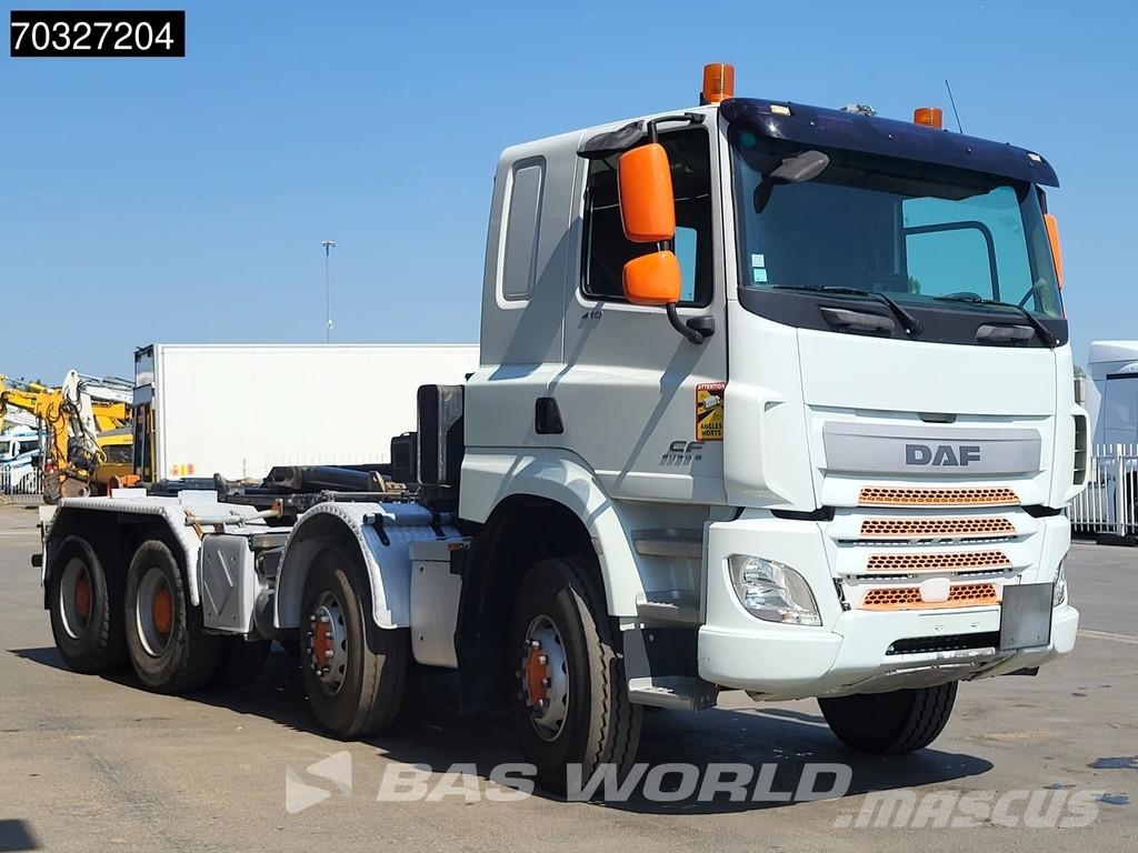 DAF CF 410 8X4 Full Steel Manual Gearbox HYVA 22t Hook Camion ampliroll