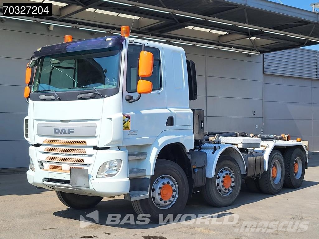 DAF CF 410 8X4 Full Steel Manual Gearbox HYVA 22t Hook Camion ampliroll
