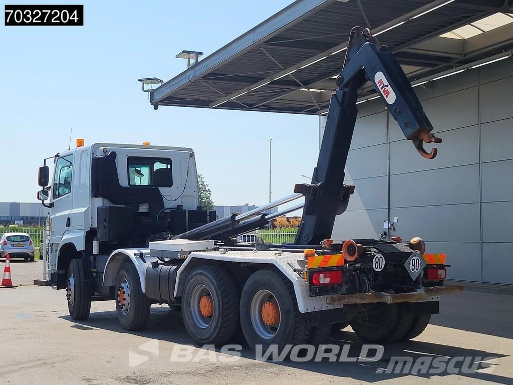 DAF CF 410 8X4 Full Steel Manual Gearbox HYVA 22t Hook Rol kiper kamioni sa kukom za podizanje tereta