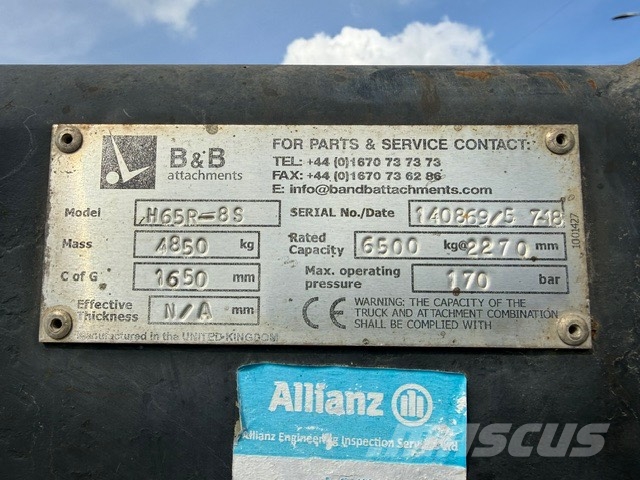 Linde H-140 B&B H65R-8S ROTARY PALLET GRIPPER Další svěrací zařízení
