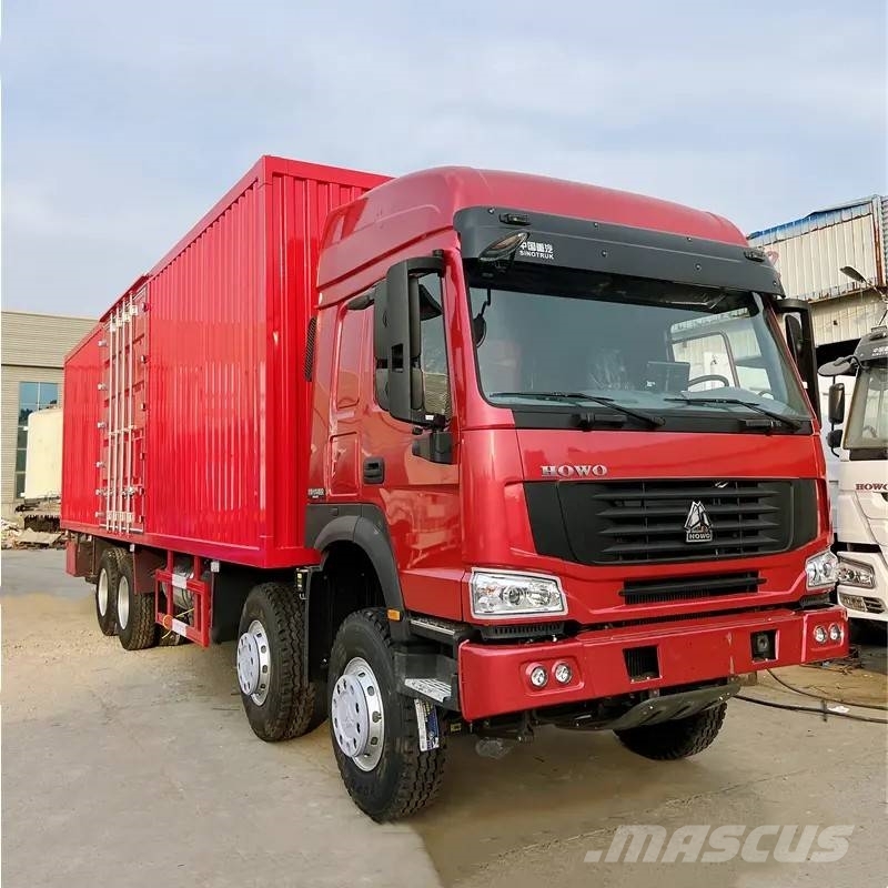 Howo 371 탑차 트럭