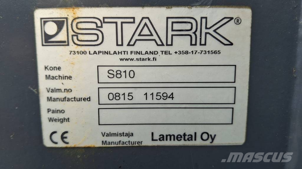 Stark 270 S810 lumilinko renkailla Fresadoras quitanieves
