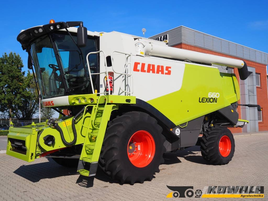 CLAAS Lexion 660 + V750 联合收割机