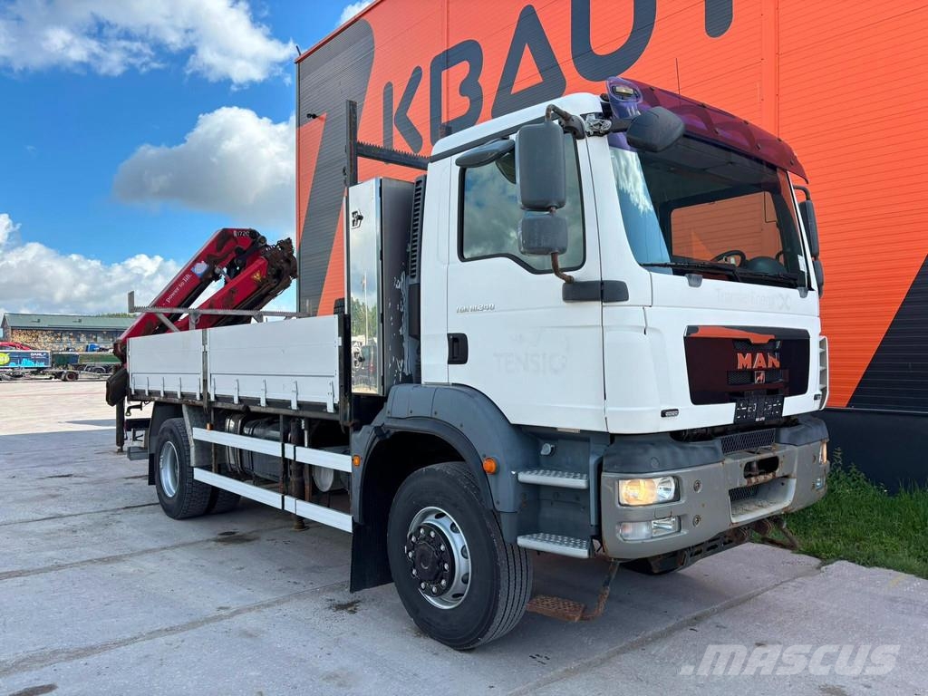 MAN TGM 18.340 4x4 HMF 1720-K5 / PLATFORM L=5009 mm Camioane cu macara