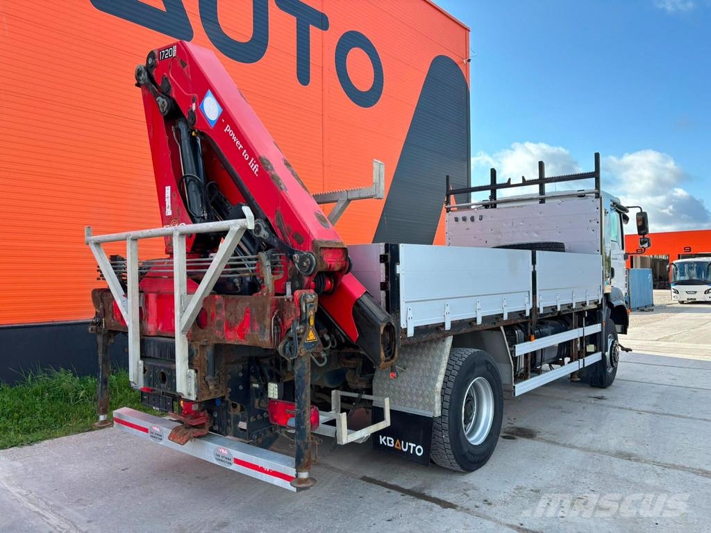 MAN TGM 18.340 4x4 HMF 1720-K5 / PLATFORM L=5009 mm Camioane cu macara