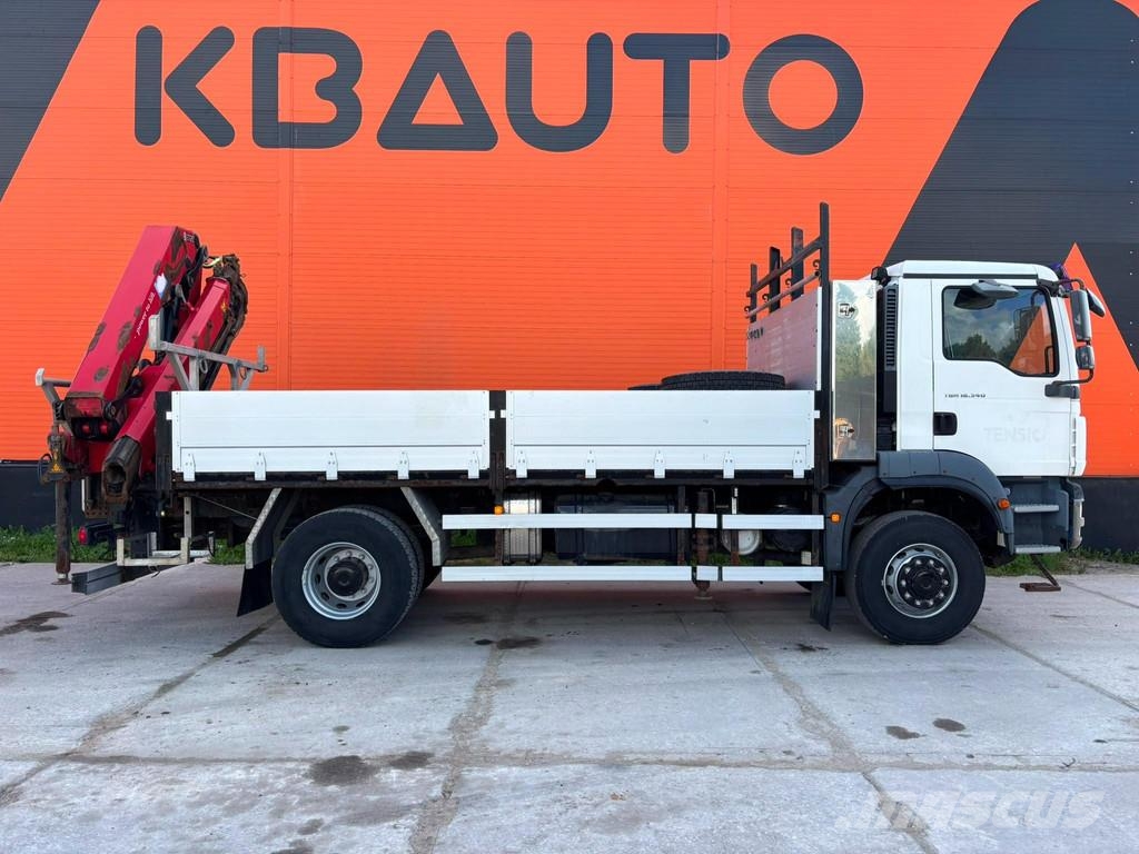 MAN TGM 18.340 4x4 HMF 1720-K5 / PLATFORM L=5009 mm Camioane cu macara