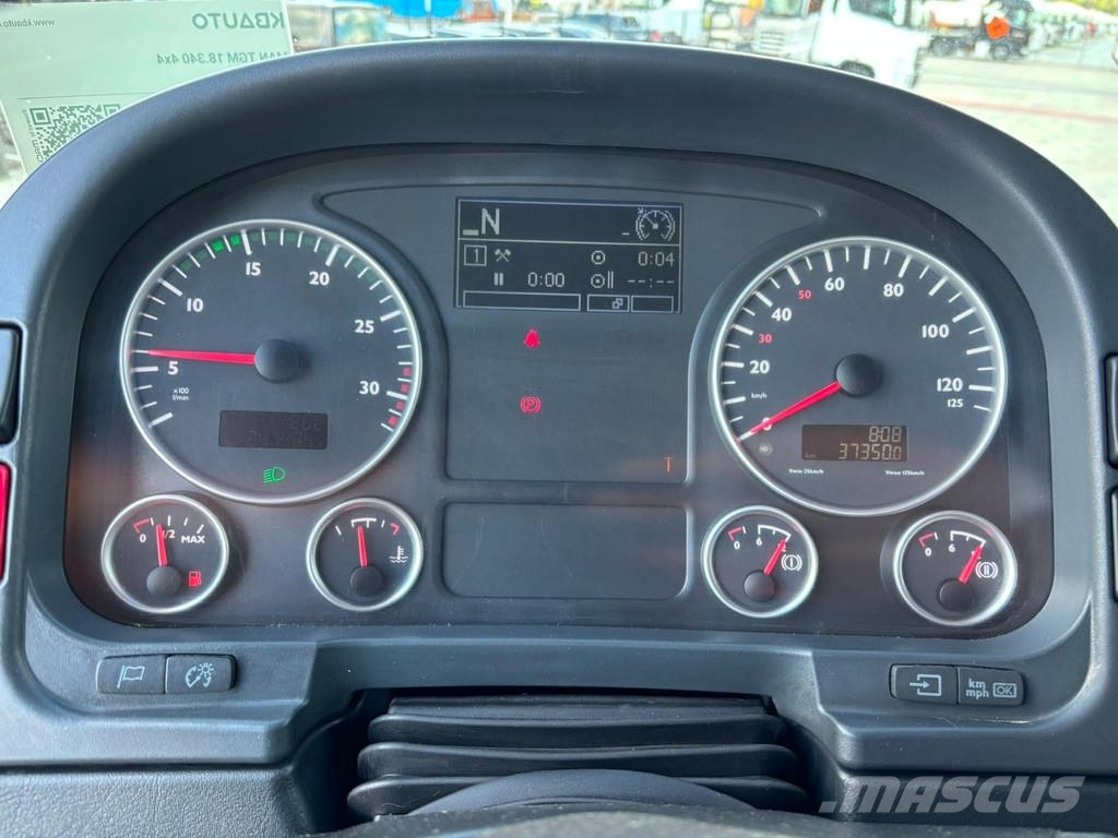 MAN TGM 18.340 4x4 HMF 1720-K5 / PLATFORM L=5009 mm Camioane cu macara