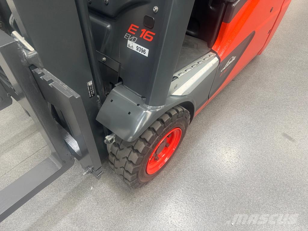 Linde E 16-02 Elektriniai šakiniai krautuvai