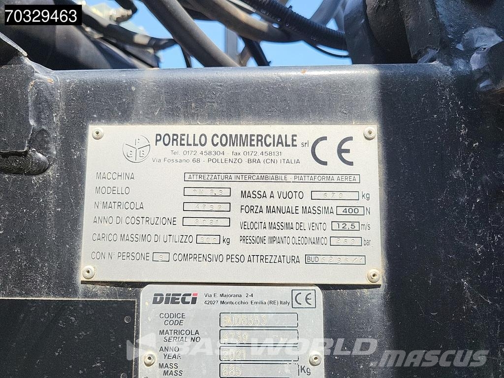 Dieci Pegasus 50.25 RVS155 Incl Attachments - Remote Carretillas telescópicas