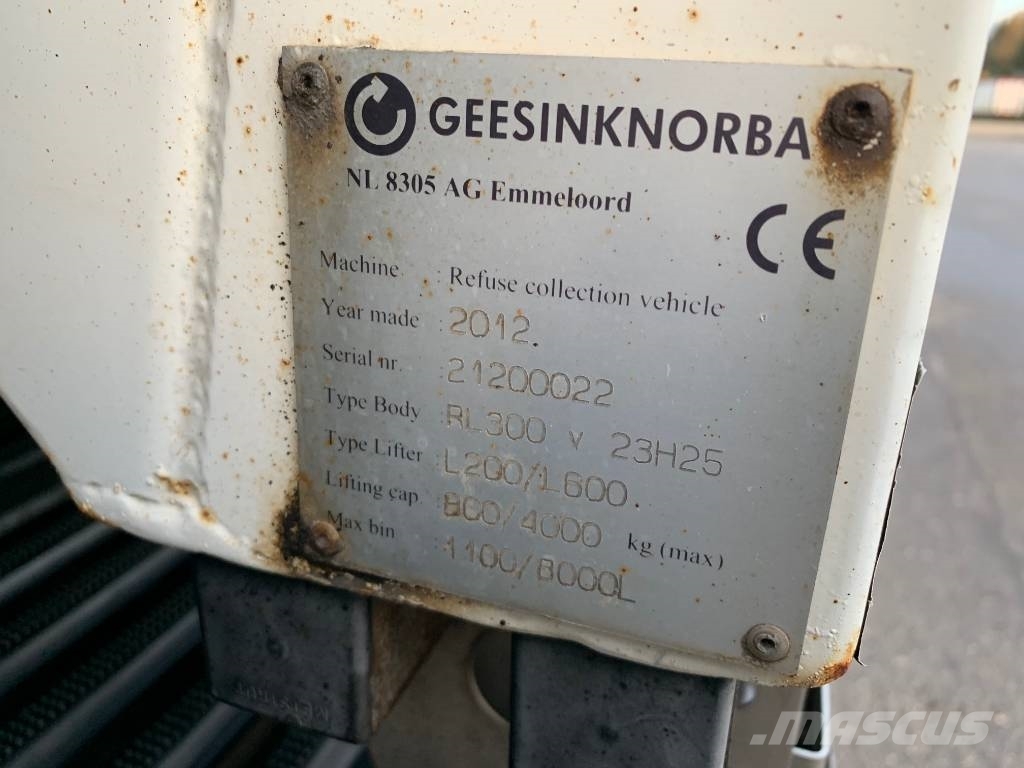 Volvo FM330 6x2+EURO5+VINCH Atkritumu izvešanas transports
