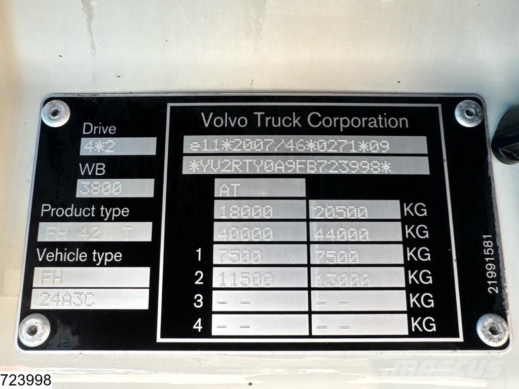 Volvo FH 460 EURO 6 Τράκτορες
