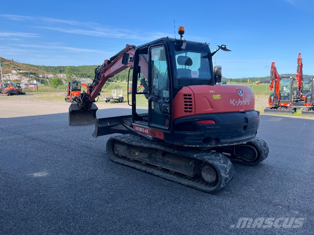 Kubota KX 080-4 Midigraafmachines 7t - 12t