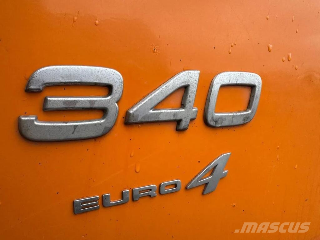 Volvo FM 340 6X2 DHOLLANDIA 2000 KG CURTAINS Camión con caja abierta