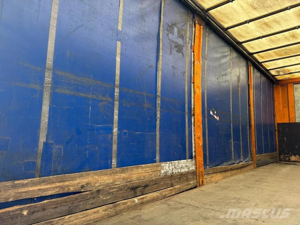 Volvo FM 340 6X2 DHOLLANDIA 2000 KG CURTAINS Camión con caja abierta