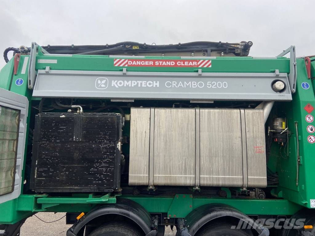 Komptech Crambo 5200 direkt Trituradoras para desguace