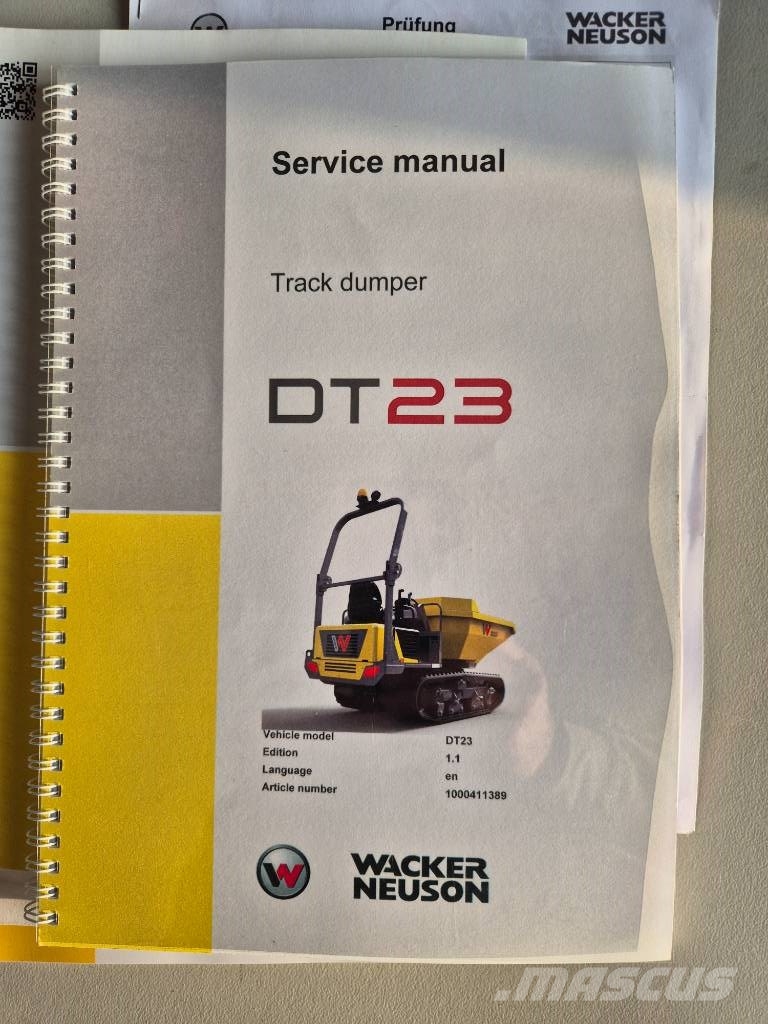 Wacker DT23 118 uur ! Dt23 Kāpurķēžu pašizkrāvējs