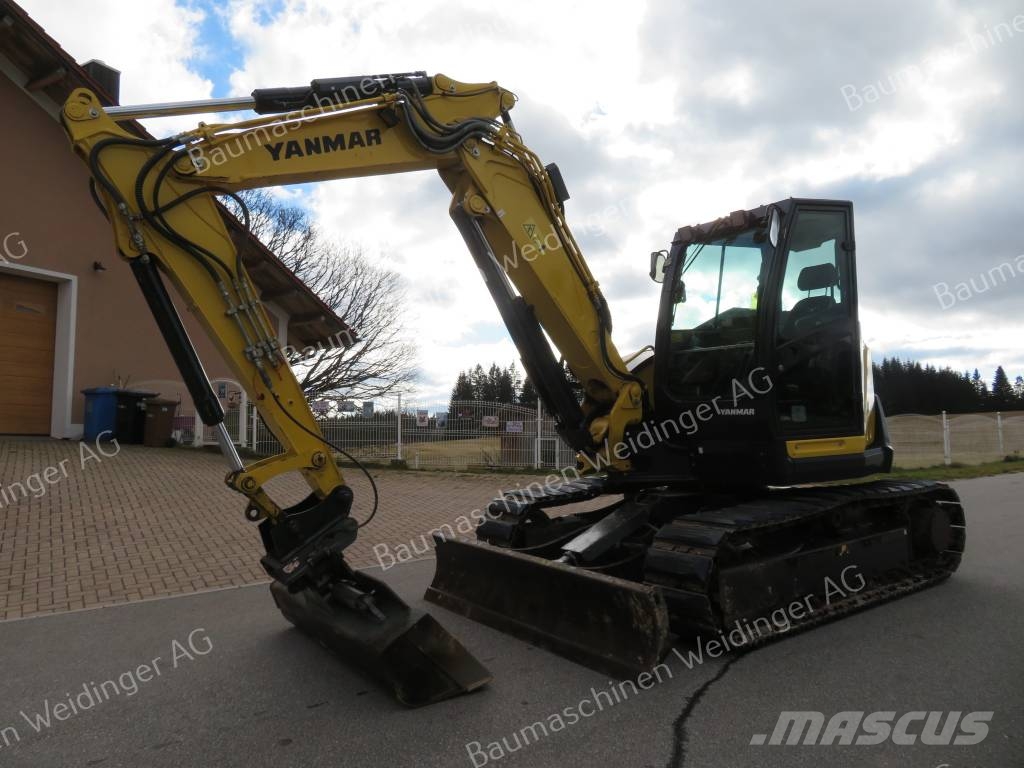 Yanmar SV 100 - 2A - 2PB حفارات وسط 7 طن - 12 طن