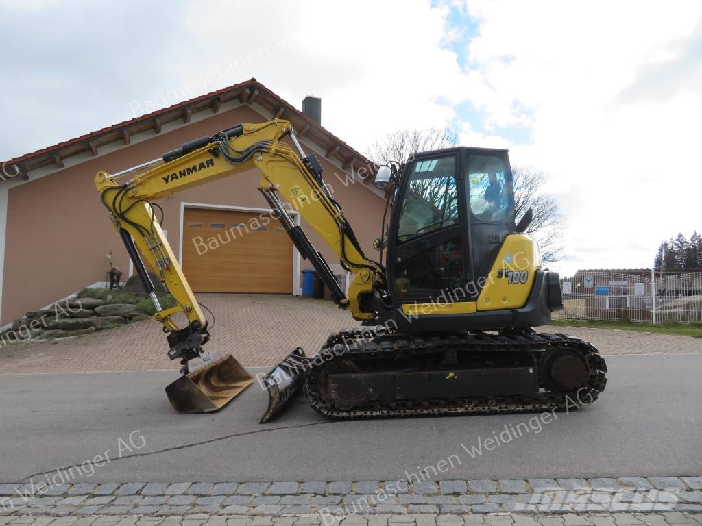 Yanmar SV 100 - 2A - 2PB حفارات وسط 7 طن - 12 طن