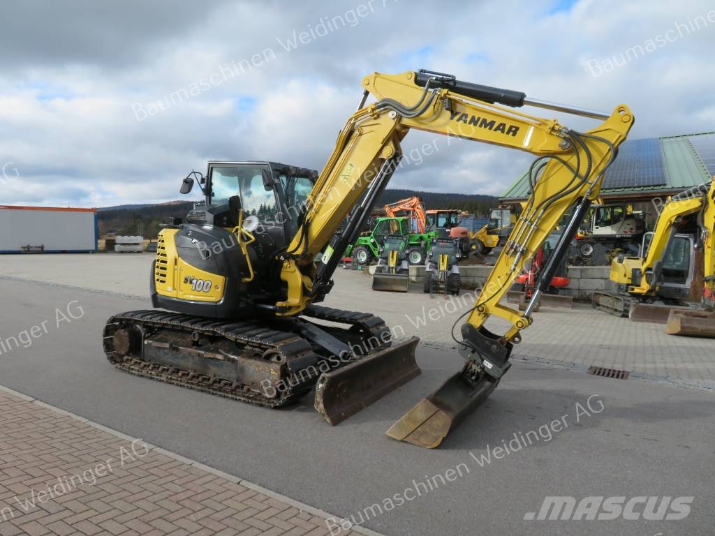 Yanmar SV 100 - 2A - 2PB حفارات وسط 7 طن - 12 طن