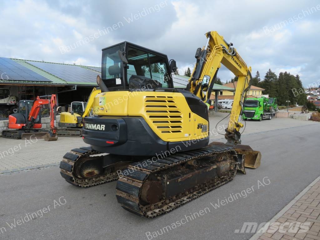 Yanmar SV 100 - 2A - 2PB حفارات وسط 7 طن - 12 طن