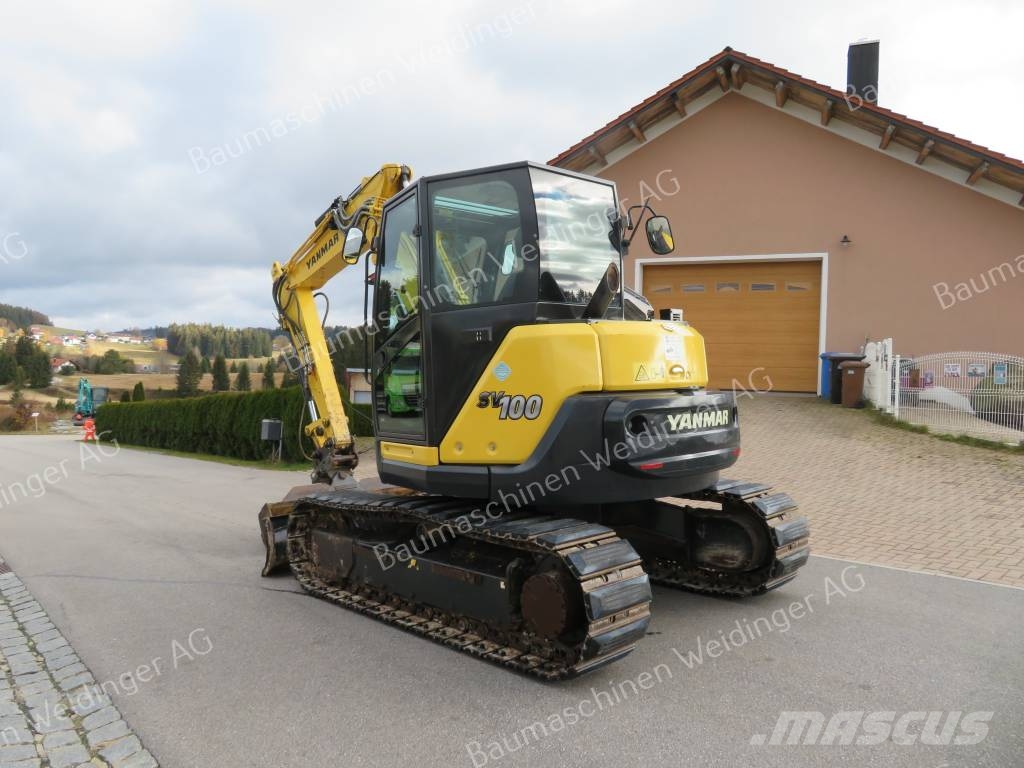 Yanmar SV 100 - 2A - 2PB حفارات وسط 7 طن - 12 طن