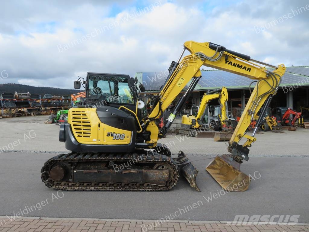 Yanmar SV 100 - 2A - 2PB حفارات وسط 7 طن - 12 طن