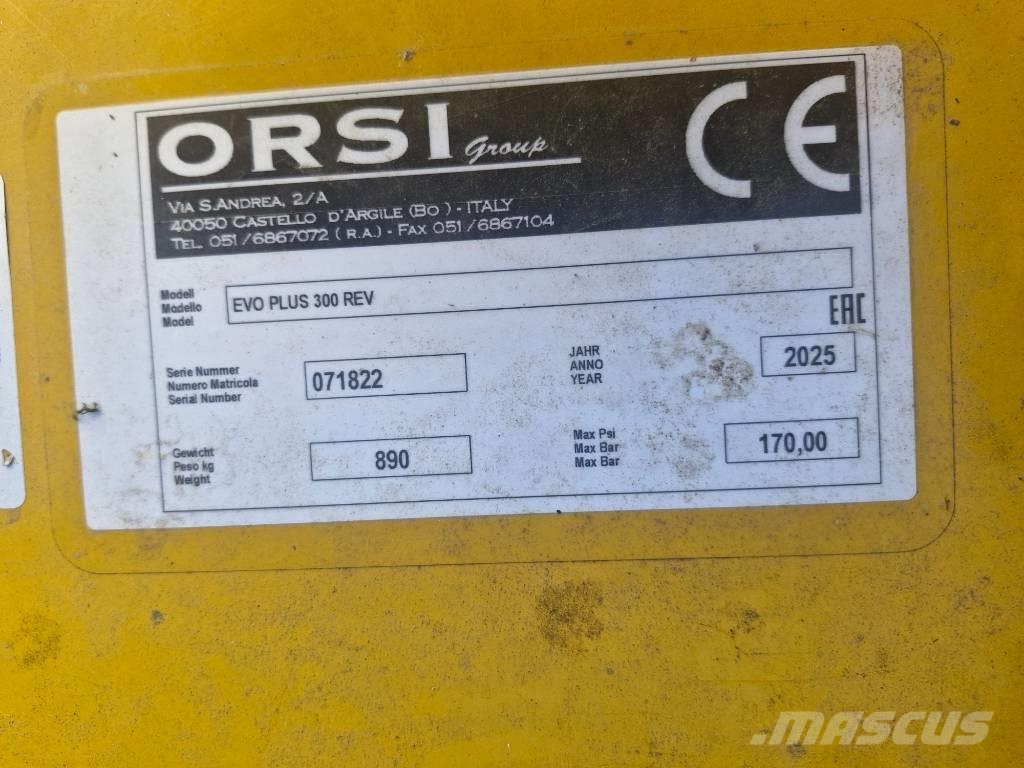 Orsi EVO PLUS 300 جزازات وأغطية المراعي