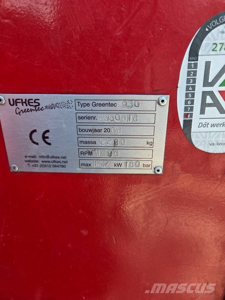 Ufkes greentec 930 Holzhäcksler