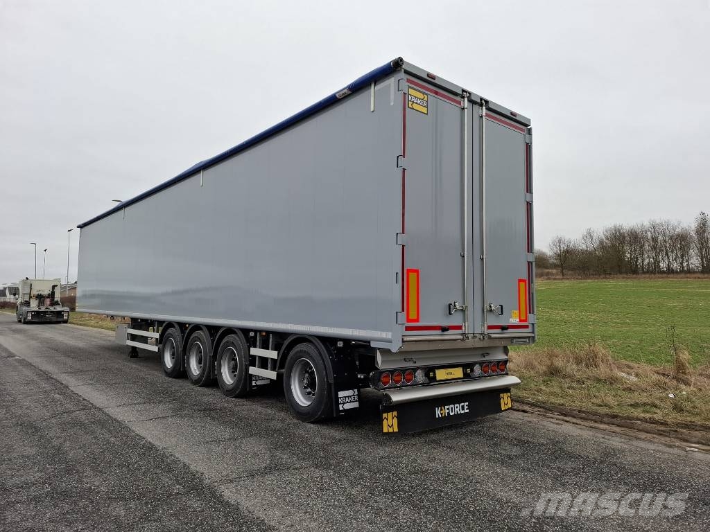 Kraker K-Force 4-akslet walking floor trailer أنصاف المقطورات ذات سطح متحرك