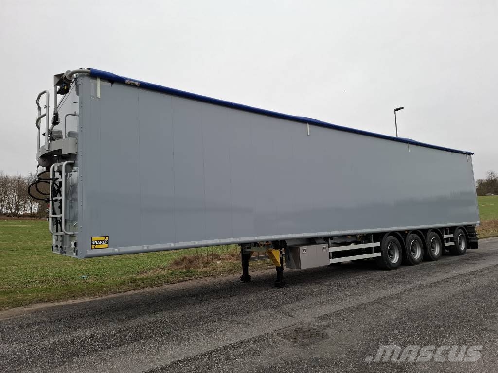 Kraker K-Force 4-akslet walking floor trailer أنصاف المقطورات ذات سطح متحرك