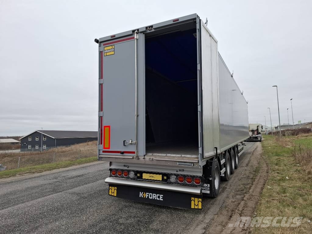 Kraker K-Force 4-akslet walking floor trailer أنصاف المقطورات ذات سطح متحرك