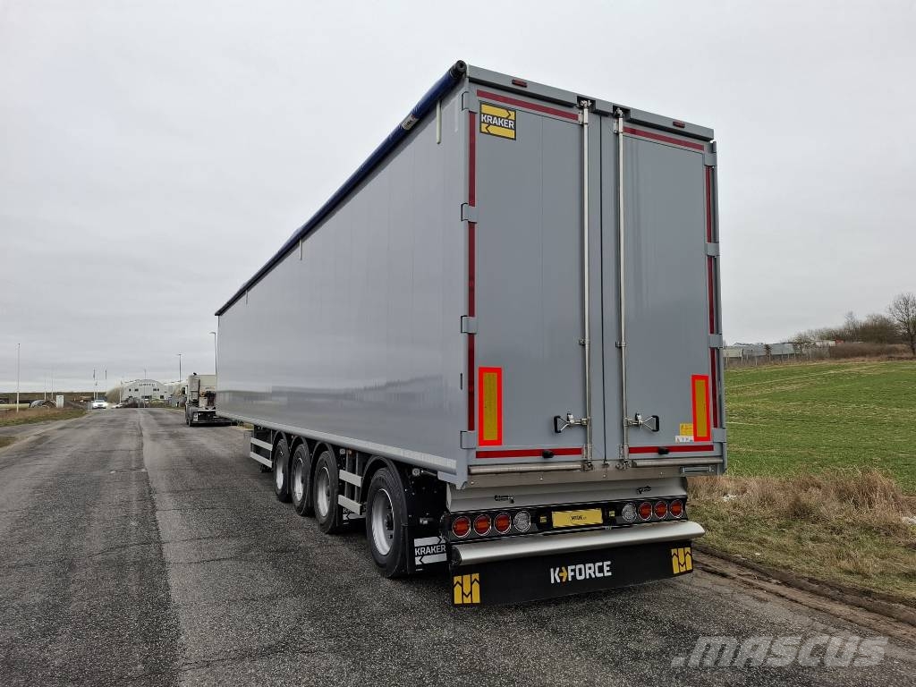Kraker K-Force 4-akslet walking floor trailer أنصاف المقطورات ذات سطح متحرك