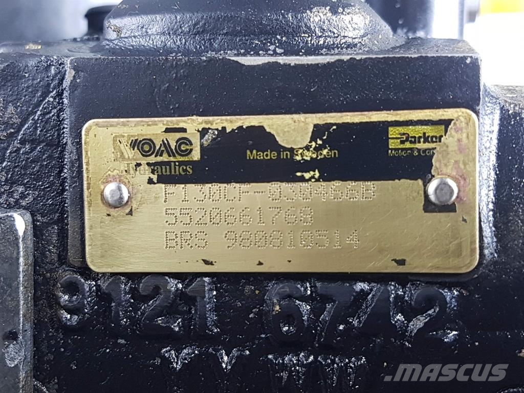  VOAC F130CF -Zeppelin ZL 100 - Valve/Ventile/Venti Hydrauliikka