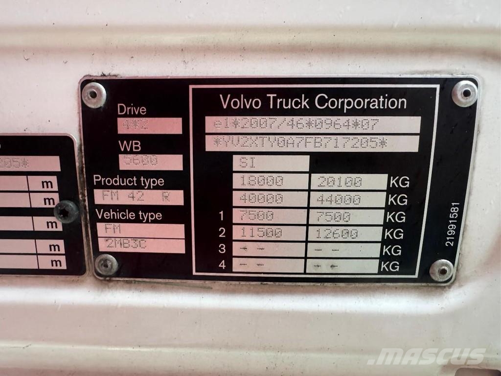 Volvo FM 460 4X2 EURO 6 + KAESSBOHRER 2 AXLE TRAILER - Y Biltransportere