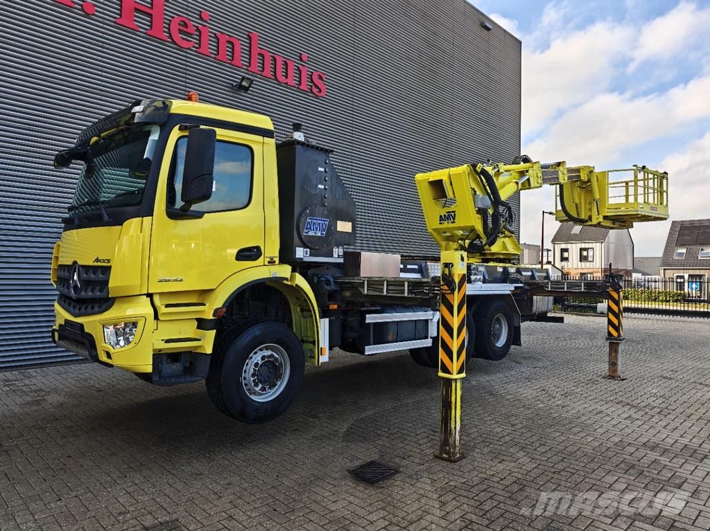 Mercedes-Benz Arocs 2632 6x4 AMV 11 SWL 1000 Tunnelplatform LKW-Arbeitsbühnen