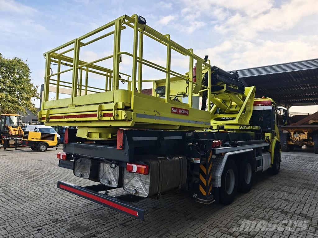 Mercedes-Benz Arocs 2632 6x4 AMV 11 SWL 1000 Tunnelplatform LKW-Arbeitsbühnen
