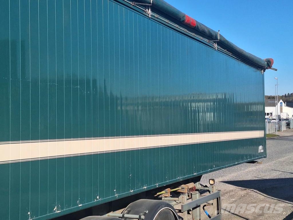 AMT 4 akslet 60 m3 tiptrailer hånd rullepresenning Semi-trailer med tip