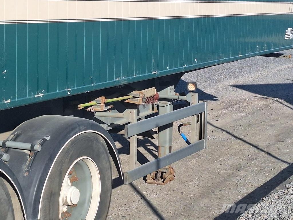 AMT 4 akslet 60 m3 tiptrailer hånd rullepresenning Semi-trailer med tip