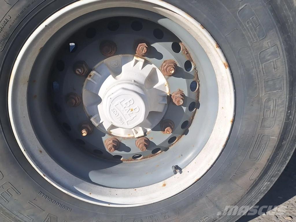 AMT 4 akslet 60 m3 tiptrailer hånd rullepresenning Semi-trailer med tip