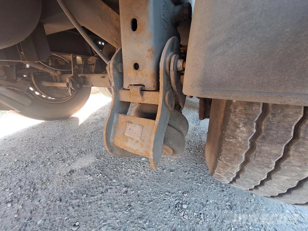 AMT 4 akslet 60 m3 tiptrailer hånd rullepresenning Semi-trailer med tip