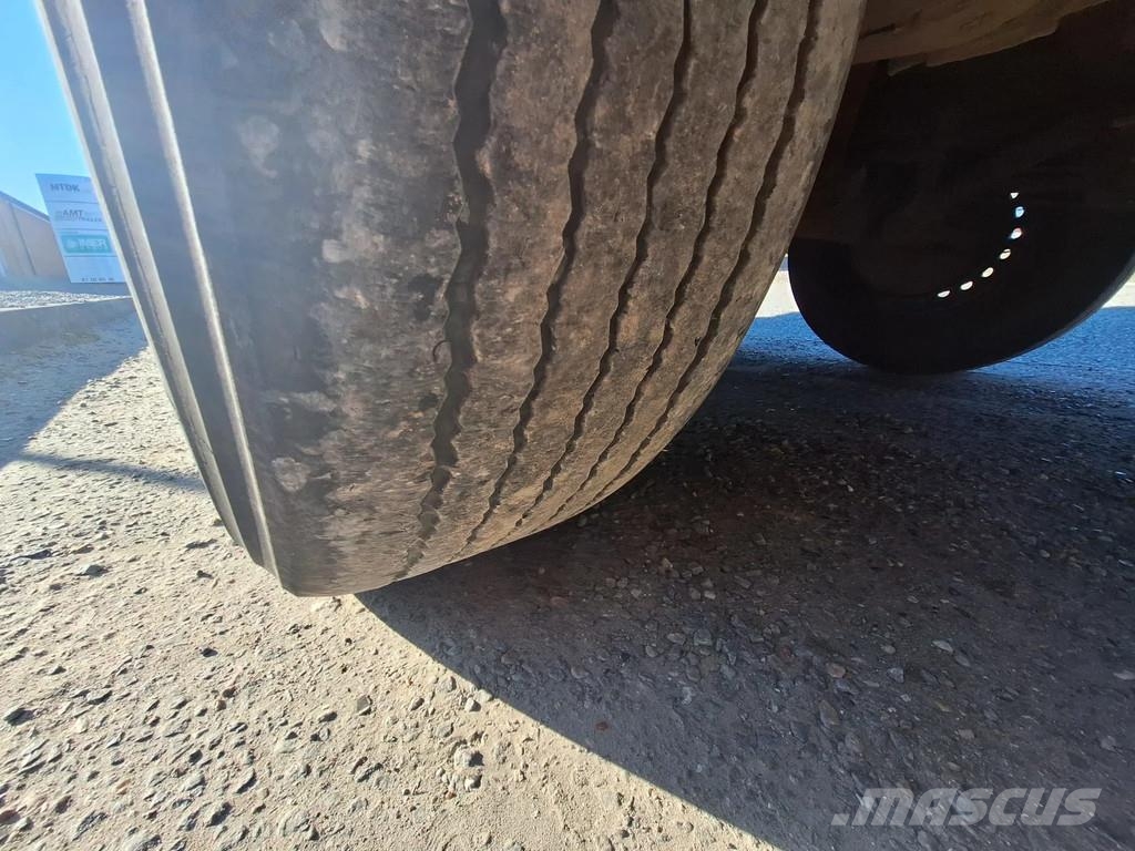 AMT 4 akslet 60 m3 tiptrailer hånd rullepresenning Semi-trailer med tip