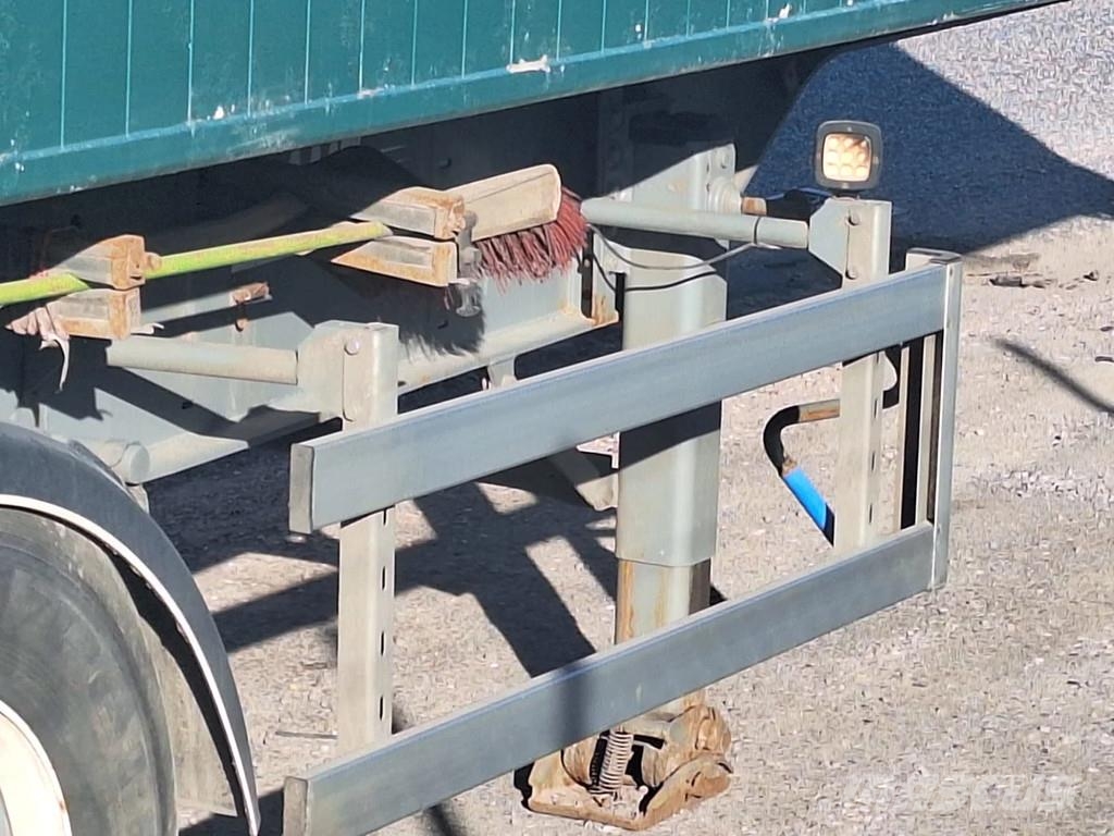 AMT 4 akslet 60 m3 tiptrailer hånd rullepresenning Semi-trailer med tip