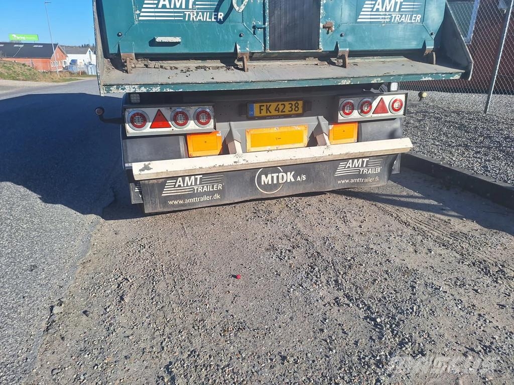 AMT 4 akslet 60 m3 tiptrailer hånd rullepresenning Semi-trailer med tip
