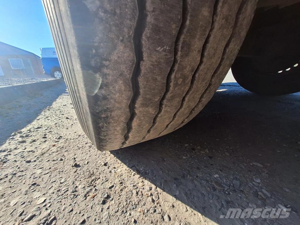 AMT 4 akslet 60 m3 tiptrailer hånd rullepresenning Semi-trailer med tip